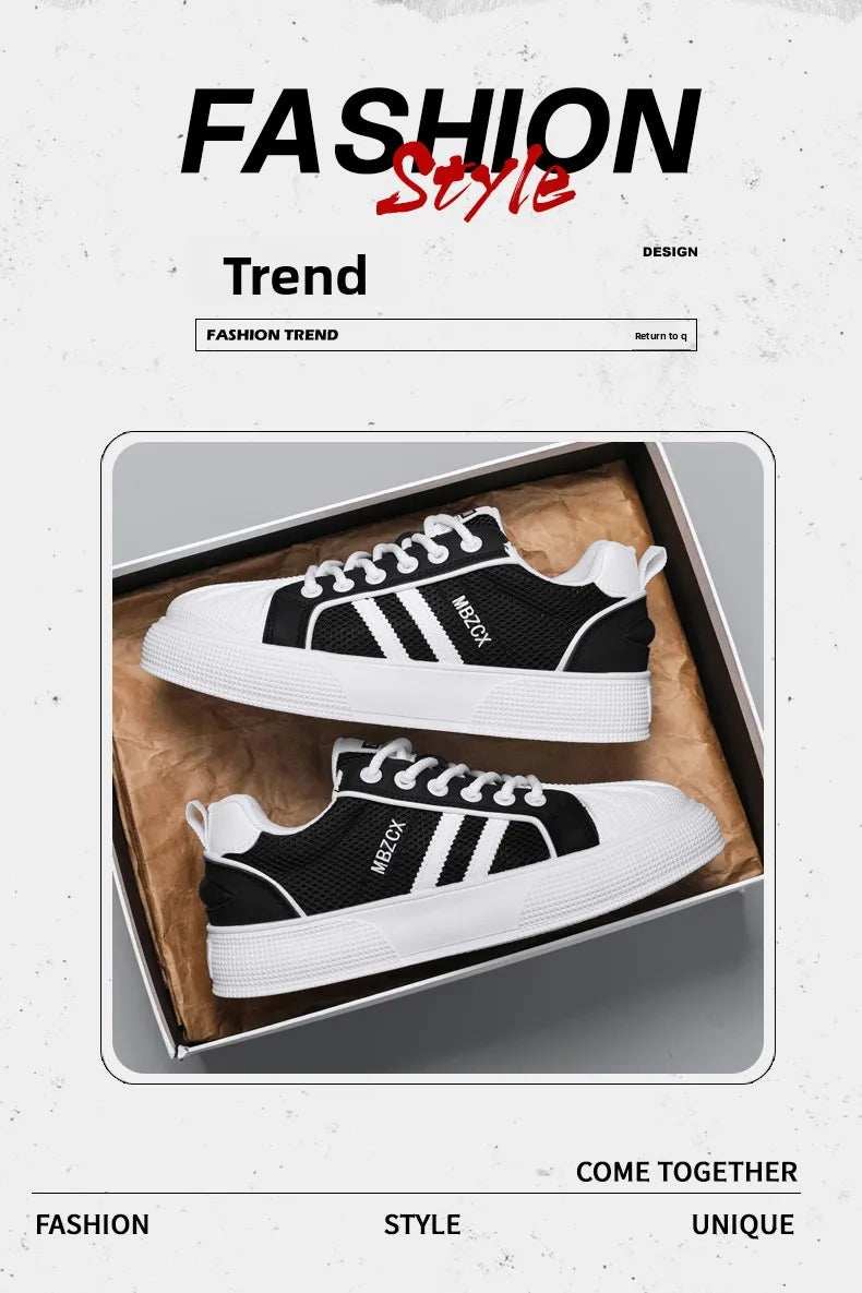 Shoes For Men Sports Sneakers - Trainers Free Shipping Street Style Four Seasons Shoes Skateboard Shoes
