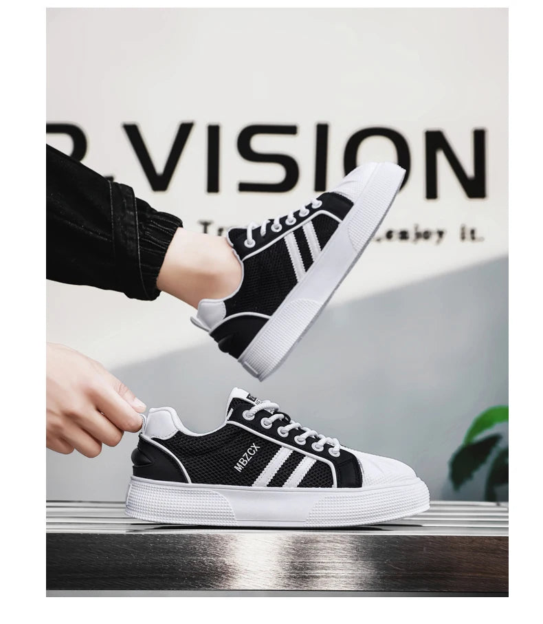 Shoes For Men Sports Sneakers - Trainers Free Shipping Street Style Four Seasons Shoes Skateboard Shoes