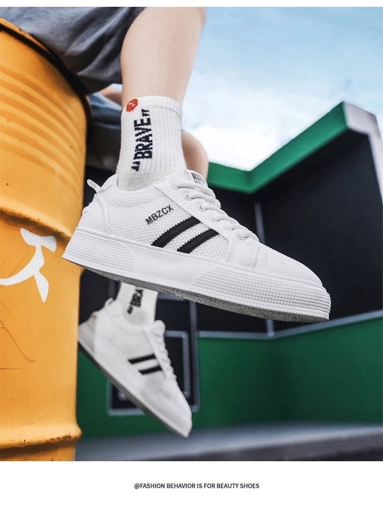 Shoes For Men Sports Sneakers - Trainers Free Shipping Street Style Four Seasons Shoes Skateboard Shoes