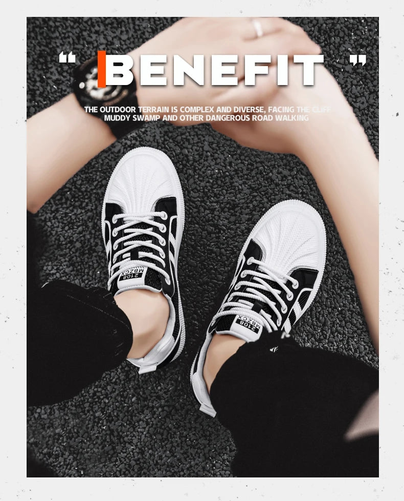 Shoes For Men Sports Sneakers - Trainers Free Shipping Street Style Four Seasons Shoes Skateboard Shoes