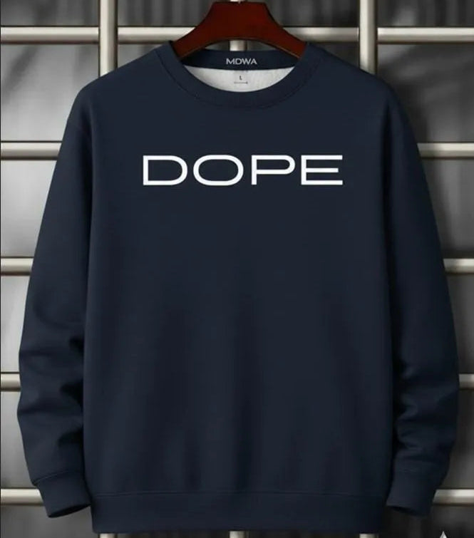 French Terry Round Neck Sweatshirt