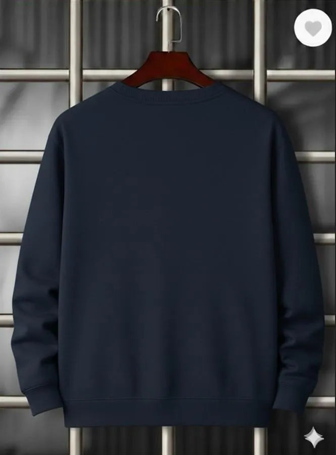 French Terry Round Neck Sweatshirt