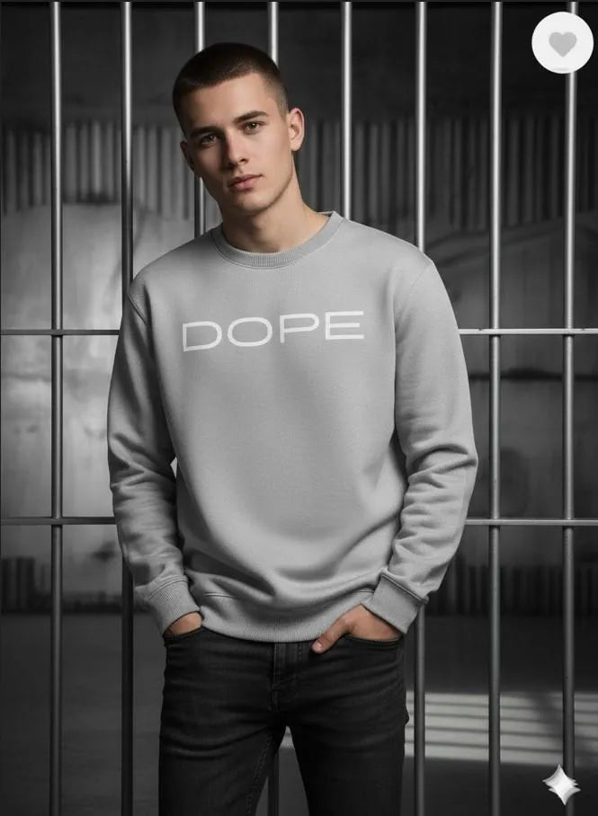 French Terry Round Neck Sweatshirt