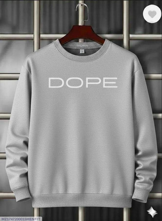 French Terry Round Neck Sweatshirt