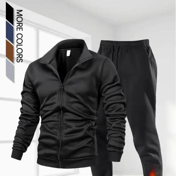 Signature Fleece Plush Track Suit Set