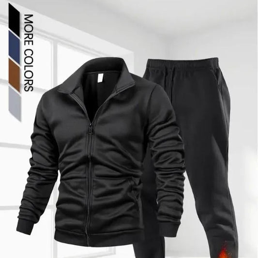 Signature Fleece Plush Track Suit Set