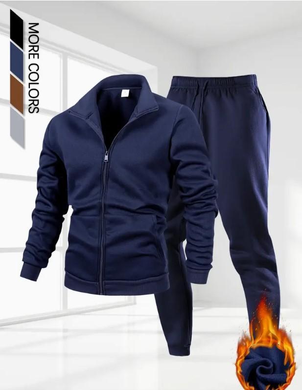 Signature Fleece Plush Track Suit Set