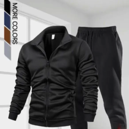 Signature Fleece Plush Track Suit Set