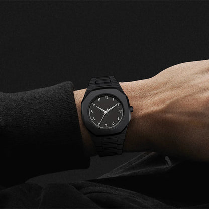 Modern Minimalist Men's Aura Watch Arabic Numeral Dial