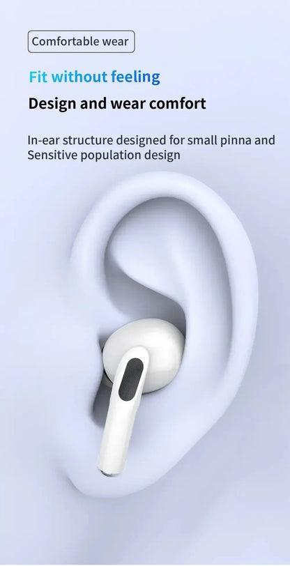 Air Pro True Wireless Bluetooth Earphones Headphones Bin Lanyard HiFi Sound Low Latency Noise Reduction Earbuds for IOS Android