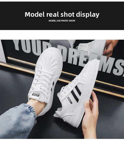 Shoes For Men Sports Sneakers - Trainers Free Shipping Street Style Four Seasons Shoes Skateboard Shoes