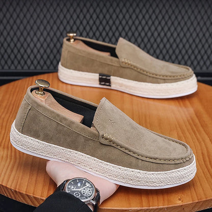 Shoes For men Summer Breathable One Foot Men Casual Shoes Low Cut Comfortable Walking Shoes Sneakers