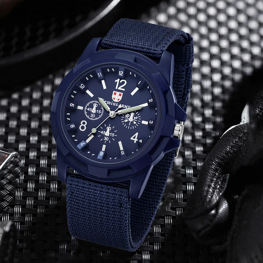 2023 Fashion Men Watches Luxury Brand Fashion Mens Quartz Watch Luminous Hands Male Clock Big Dial Waterproof Man Wristwatch