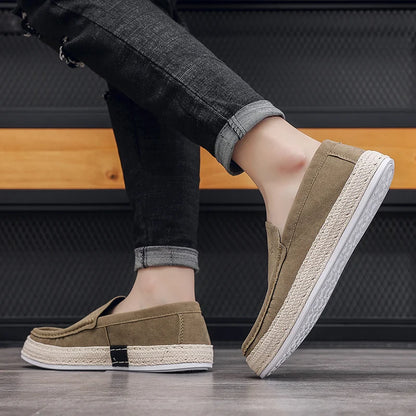 Shoes For men Summer Breathable One Foot Men Casual Shoes Low Cut Comfortable Walking Shoes Sneakers