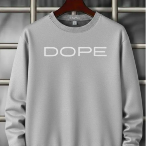French Terry Round Neck Sweatshirt